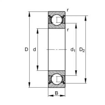 roulements 6017-2Z FAG