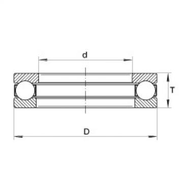 roulements XW2-5/8 INA