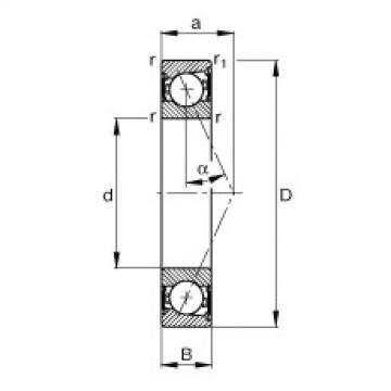 roulements B7024-E-2RSD-T-P4S FAG