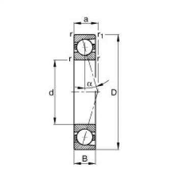 roulements B7001-C-T-P4S FAG