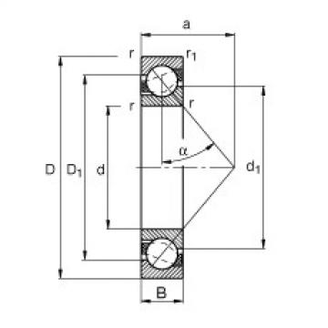 roulements 71814-B-TVH FAG