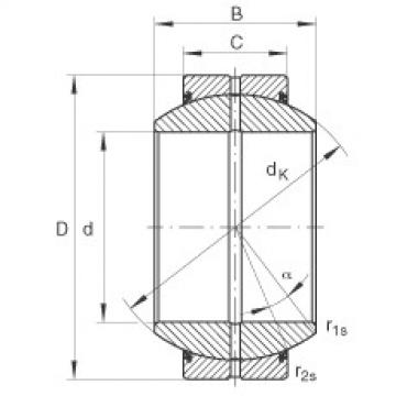 roulements GE60-FO-2RS INA