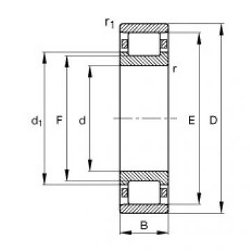 roulements N209-E-TVP2 FAG