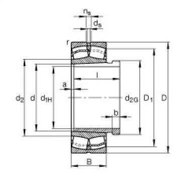 roulements 22344-E1-K-JPA-T41A + AH2344 FAG