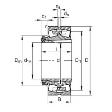 roulements 230/530-B-K-MB + H30/530-HG FAG