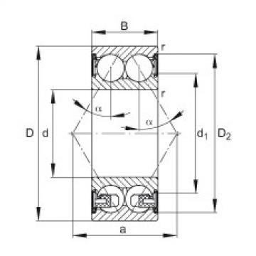 roulements 3203-BD-2Z-TVH FAG