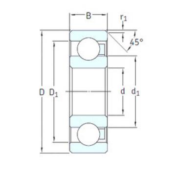 roulements 16100/HR11TN SKF