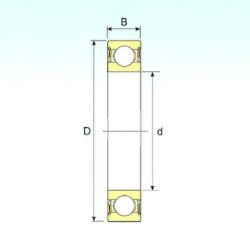 roulements 61821-2RS ISB