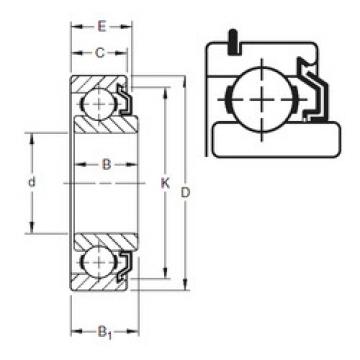 roulements 205KLG2 Timken