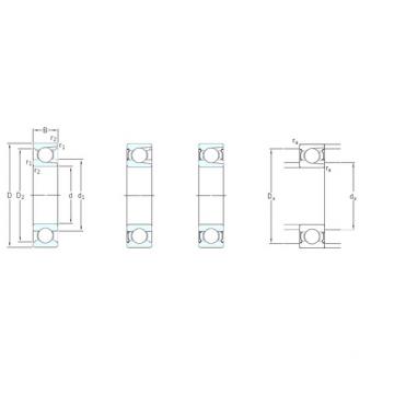 roulements 317-2Z SKF