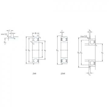 roulements 312-2ZNR SKF