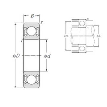 roulements 6019ZZ NTN