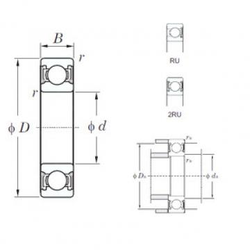 roulements 6016-2RU KOYO