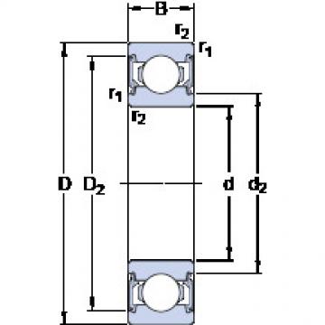 roulements 6004-2RSLTN9/HC5C3WT SKF