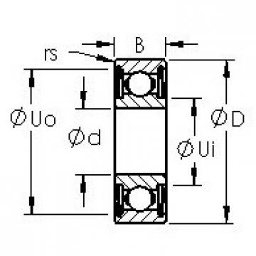 roulements 6306ZZ AST