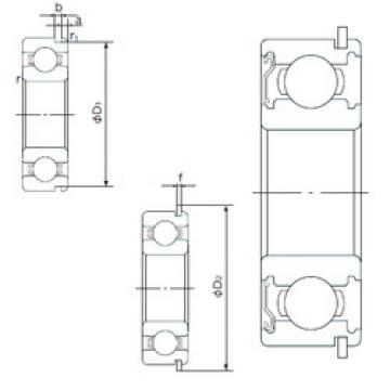 roulements 6010ZENR NACHI