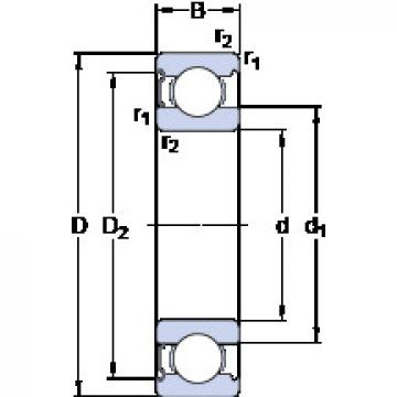 roulements 6014-Z SKF