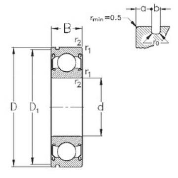 roulements 6021-2Z-N NKE