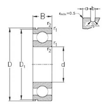 roulements 6203-N NKE