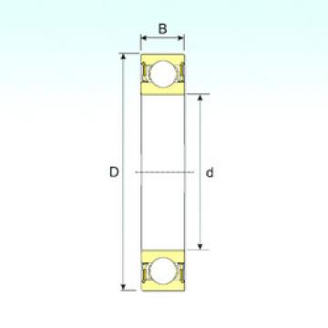 roulements 61912-2RZ ISB