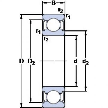 roulements W 6209-2Z SKF