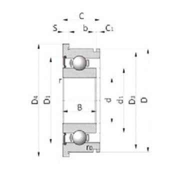 roulements AB41658YS05 SNR