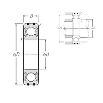 roulements AC-6307LLB NTN