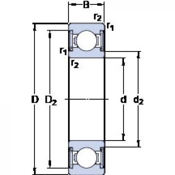 roulements D/W R188-2RS1 SKF