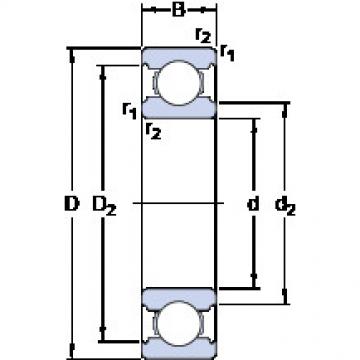 roulements W 61909 SKF