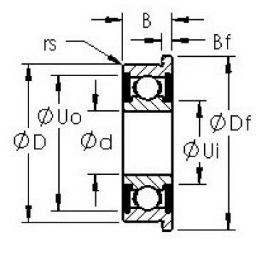 roulements F697H-2RS AST