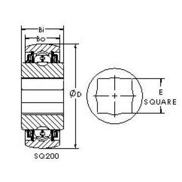 roulements SQ208-102 AST