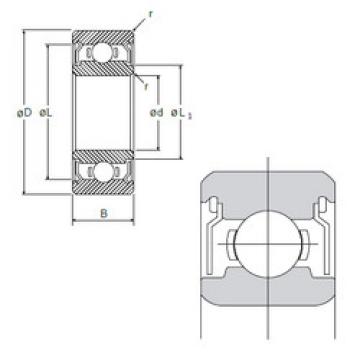 roulements L-1060ZZ NMB