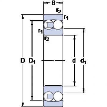 roulements 2207 ETN9 SKF