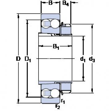 roulements 1305 EKTN9 + H 305 SKF