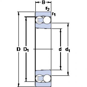 roulements 1212 EKTN9 SKF