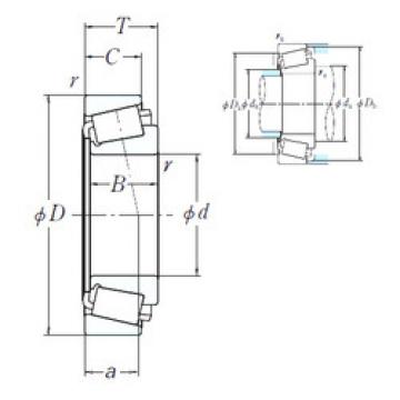 roulements 87762/87111 NSK