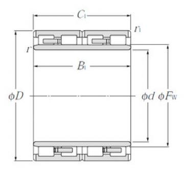 roulements 4R3232 NTN