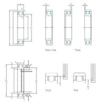 roulements N 1013 KTNHA/SP SKF