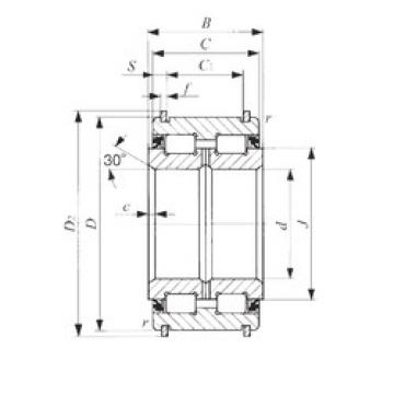 roulements NAS 5030UUNR IKO