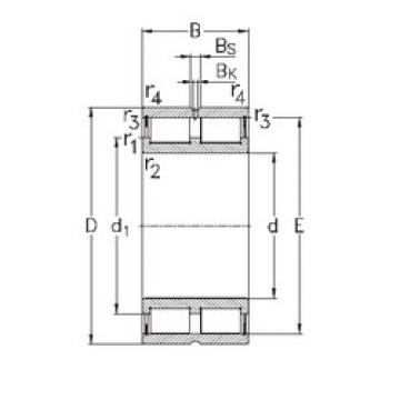 roulements NNCL4880-V NKE