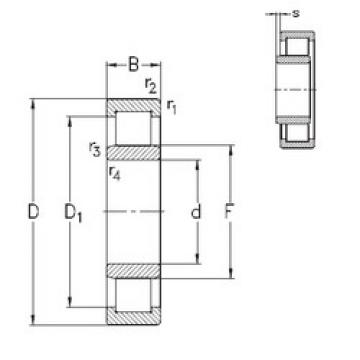 roulements NU2222-E-MPA NKE