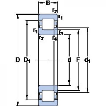 roulements NUP 209 ECP SKF