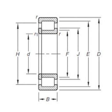 roulements NUP2212E.TVP Timken