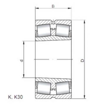 roulements 231/710 KW33 ISO