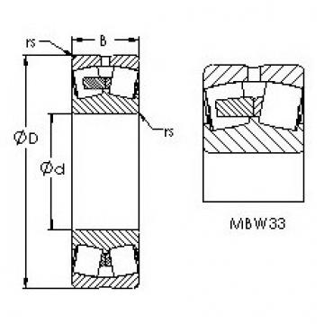 roulements 22214MBW33 AST