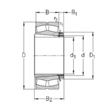 roulements 22212-E-K-W33+H312 NKE