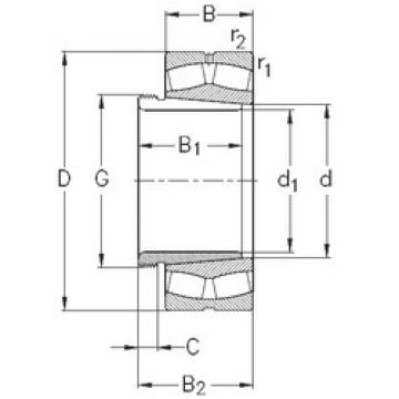 roulements 230/630-K-MB-W33+AH30/630 NKE