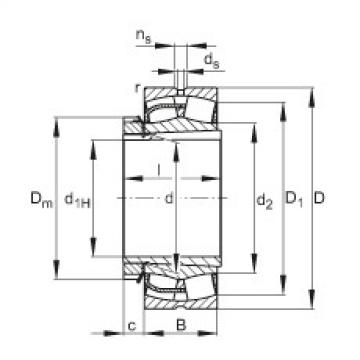 roulements 23248-E1-K + H2348X FAG