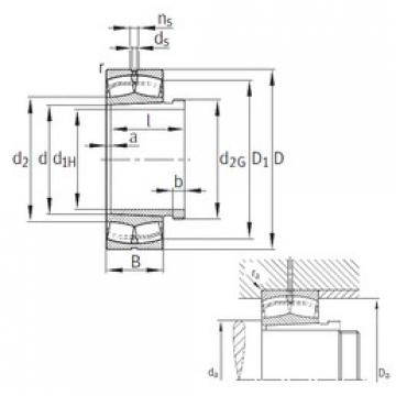 roulements 23140-B-K-MB+AH3140 FAG