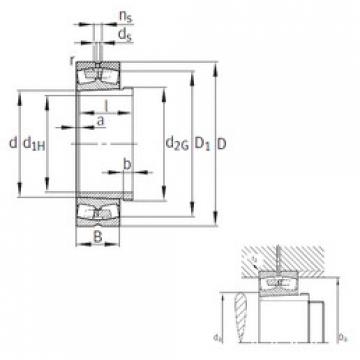 roulements 231/560-K-MB+AH31/560A FAG